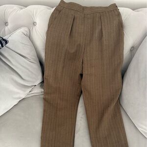 Ralph Lauren Olive Brown Wool Skirt with Green Label